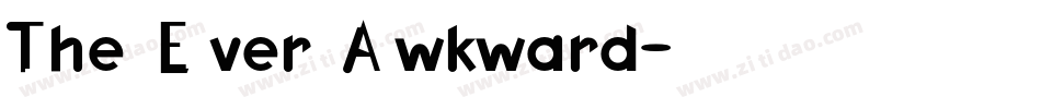 The Ever Awkward字体转换